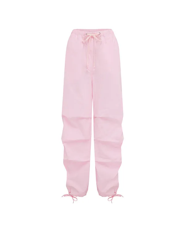 Icon Pants in Pink, ghost flat-lay