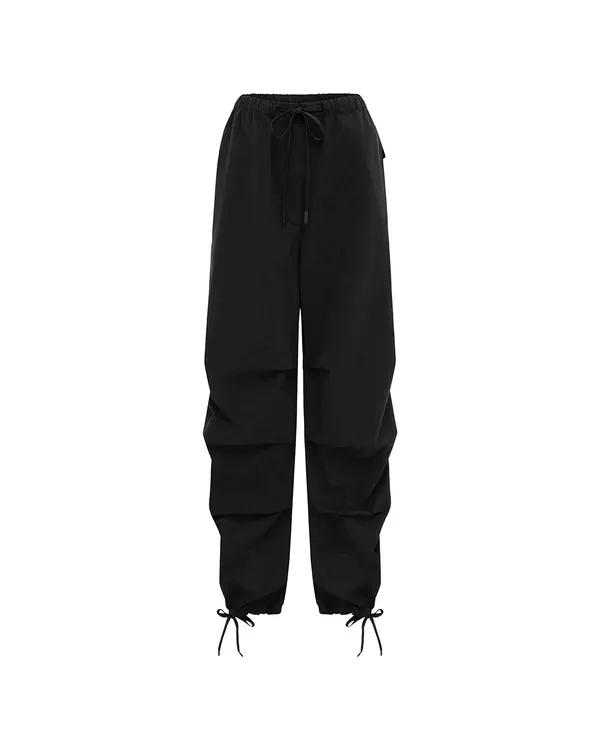 Icon Pants in Black, ghost flat-lay