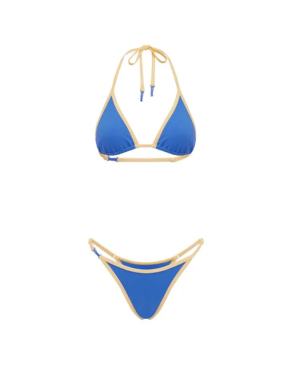 Icon in Blue, ghost flat-lay